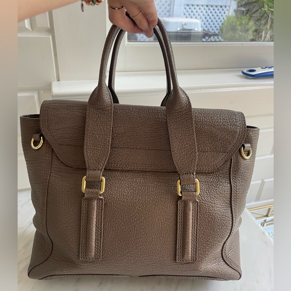 3.1 Phillip Lim Pashli Medium Leather Satchel in Feather grey - Picture 2 of 12